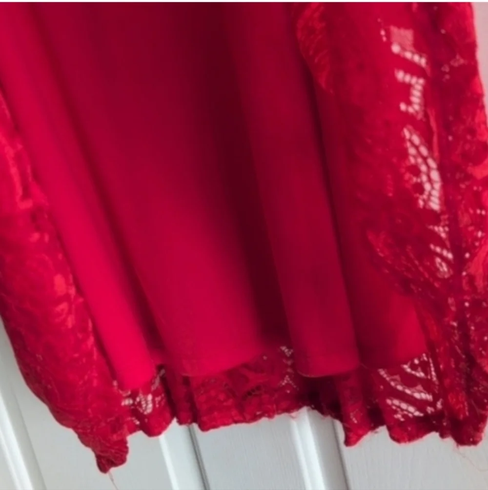 Spring Dress Red lace dress cocktail Dressy elegant Thalia SodiRed lace dress  S - Picture 7 of 15